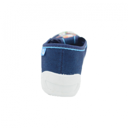 Pantofi din panza pentru baieti Renbut 33-371-823-30, Albastru [4]