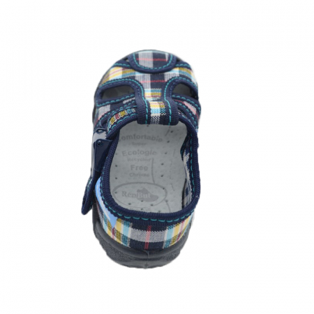 Sandale din panza pentru baieti Renbut RNBP3-19, Bleumarin [3]