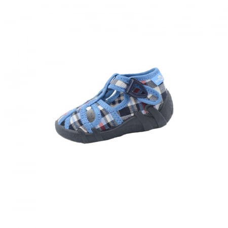 Sandale din panza baieti - Pantofi din panza pentru baieti Renbut RNBP5-19, Albastru