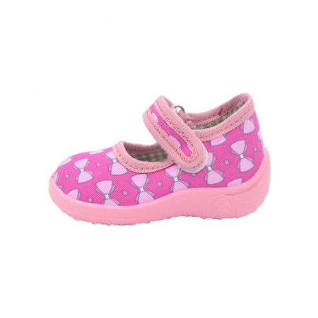Tenisi fete - Pantofi din panza pentru fete Nazo 009-FA-25, Fucsia