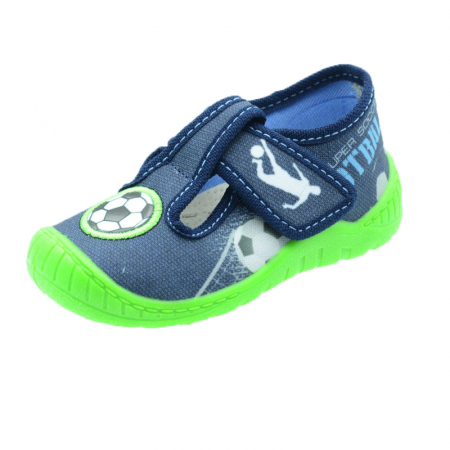 Tenisi baieti - Pantofi din panza pentru baieti 3F F3-6-19, Albastru