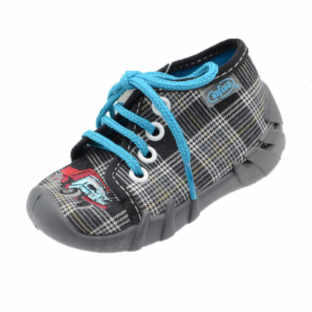 Tenisi baieti - Pantofi din panza pentru baieti Befado BFPB-2-20, Negru
