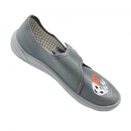 Pantofi din panza pentru baieti Nazo 019DH1G-31, Gri [1]