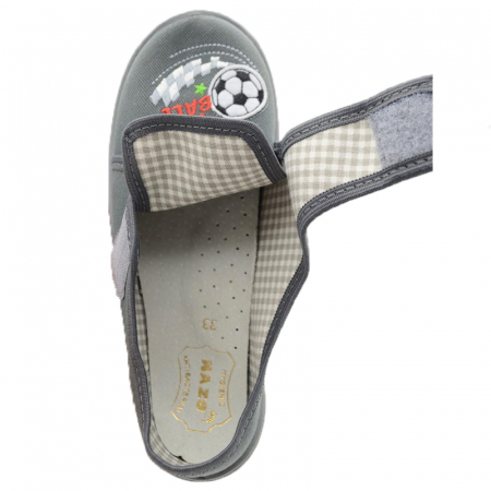 Pantofi din panza pentru baieti Nazo 019DH1G-31, Gri [3]