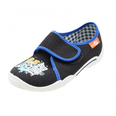 Tenisi baieti - Pantofi din panza pentru baieti Renbut 33-373N-31, Negru