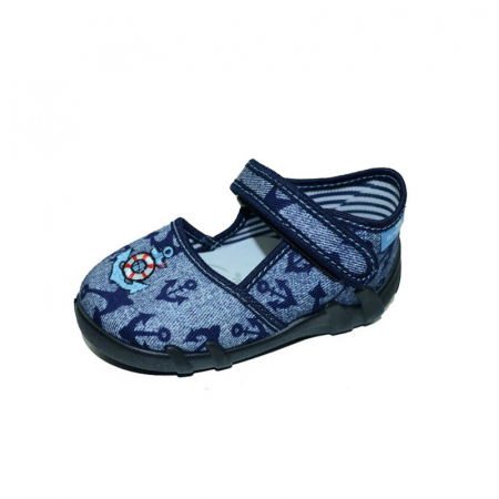 Tenisi baieti - Pantofi din panza pentru baieti Renbut RBTB25A-25, Albastru