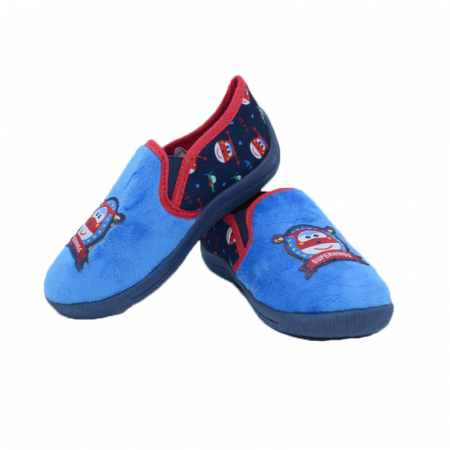 Pantofi din panza pentru baieti Sun City Super Wings HQ47031-30, Albastru [1]