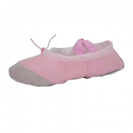 Balerini balet - Pantofi din panza moale pentru balet, gimnastica si dans Mini Junior BLR-MJ3, Roz