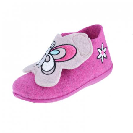 Tenisi fete - Pantofi din panza pentru fete 3F F3-22-25, Fucsia