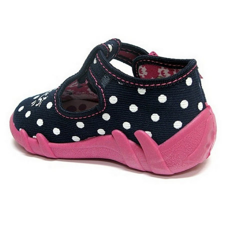 Pantofi din panza pentru fete Renbut F101-19, Bleumarin [1]