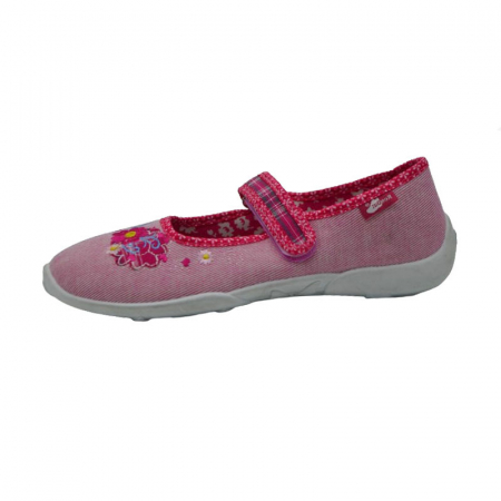 Tenisi fete - Pantofi din panza pentru fete Renbut PFRBT-3, Roz