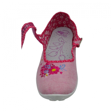 Pantofi din panza pentru fete Renbut PFRBT-3, Roz [5]