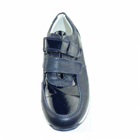 Pantofi din piele naturala pentru fete EFOR EFRB5-31, Bleumarin [2]