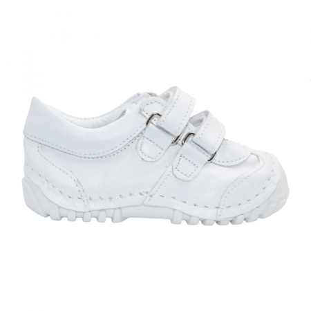 Pantofi din piele ortopedici pentru fete Small Foot SMLFS-32, Alb [1]