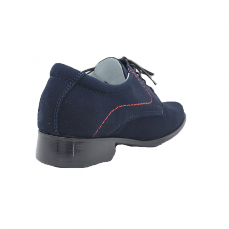 Pantofi eleganti pentru baieti Noster 406-B-31, Bleumarin [3]