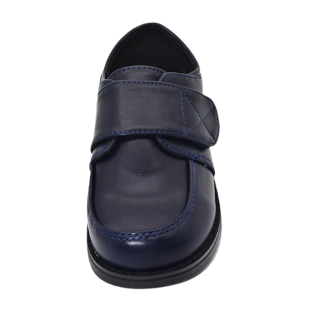 Pantofi ortopedici, eleganti, cu scai, pentru baieti, MRS R03B-25, Bleumarin [1]