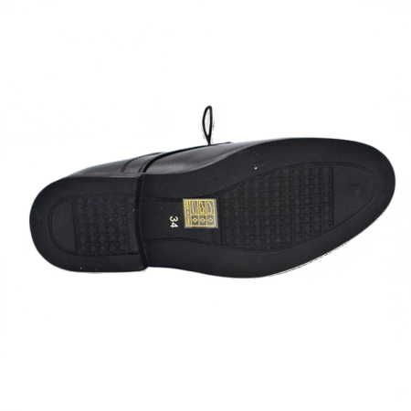 Pantofi eleganti, cu șiret, pentru baieti, MRS M26-5, Negru [2]