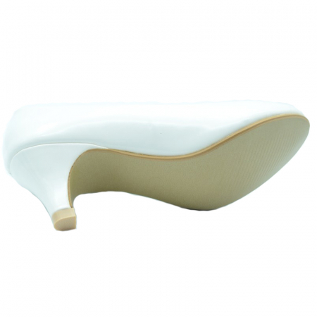 Pantofi eleganti cu toc pentru fete MRS M1291A-31, Alb [2]
