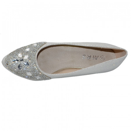 Pantofi eleganti cu toc pentru fete MRS M1283AR, Argintiu [1]