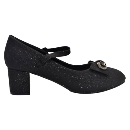 Pantofi eleganti, cu toc, pentru fete MRS M1536-31, Negru [1]