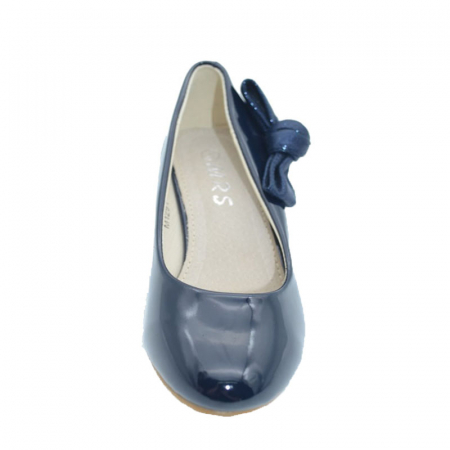 Pantofi eleganti cu toc pentru fete MRS M1291B-35, Bleumarin [1]