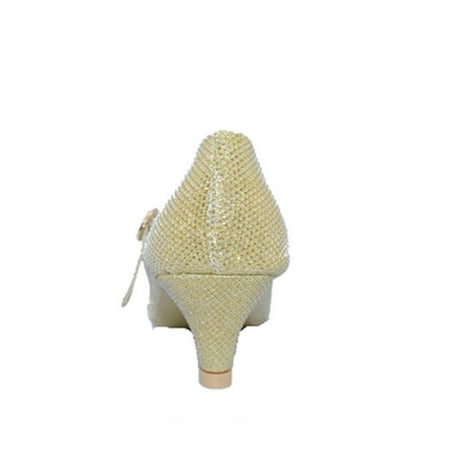 Pantofi eleganti cu toc pentru fete MRS R1282-2 R1282-2 AU-36, Auriu [2]