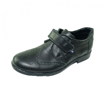 Pantofi eleganti baieti - Pantofi eleganti din piele pentru baieti Black Tavern BTE48N-38, Negru
