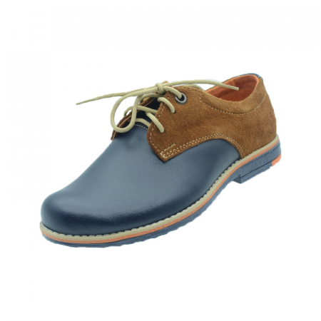 Pantofi eleganti baieti - Pantofi eleganti pentru baieti Moskala 127-31, Bleumarin