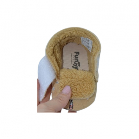 Pantofi imblaniti pentru bebelusi, Mini Junior, PNTF-MJ10, Bej [2]