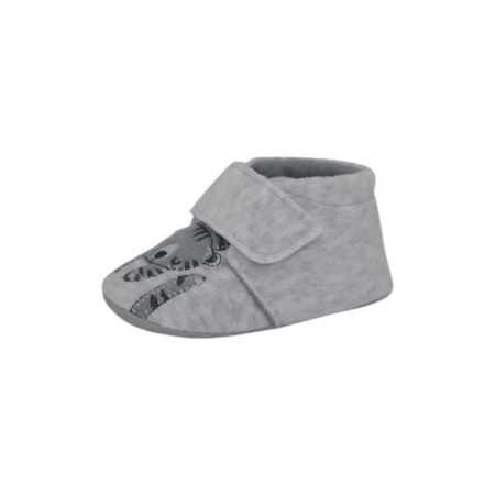 Botosei bebelusi - Pantofi imblaniti pentru bebelusi, Mini Junior, PNTF-MJ11, Gri