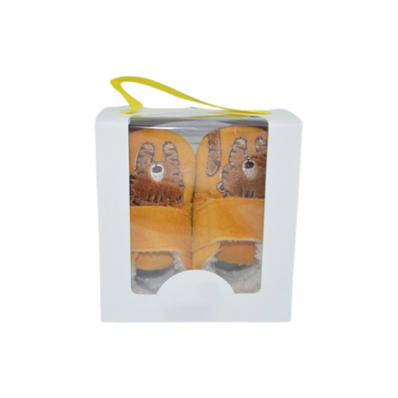 Pantofi imblaniti pentru bebelusi, Mini Junior, PNTF-MJ12, Galben [2]