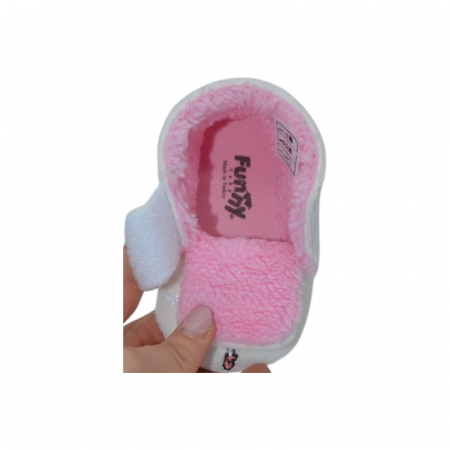 Pantofi imblaniti pentru bebelusi, Mini Junior, PNTF-MJ7, Alb [3]