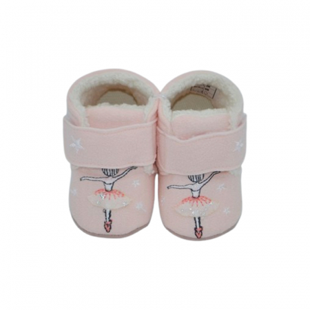 Pantofi imblaniti pentru bebelusi, Mini Junior, PNTF-MJ8, Coral [1]
