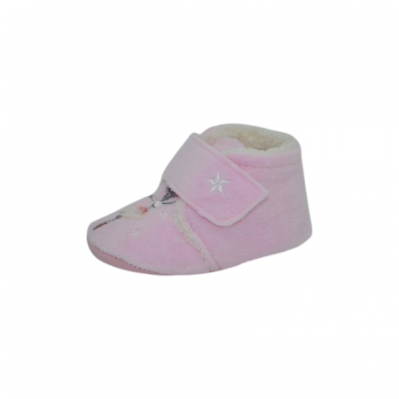 Botosei bebelusi - Pantofi imblaniti pentru bebelusi, Mini Junior, PNTF-MJ9, Roz