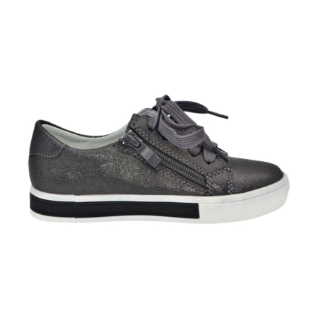 Pantofi ortopedici cu brant din piele, pentru fete, Bessky HFB1319-1, Gri [2]
