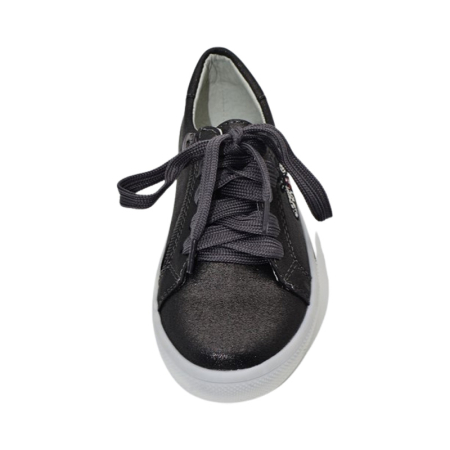 Pantofi ortopedici cu brant din piele, pentru fete, Bessky HFB1319-1, Gri [1]