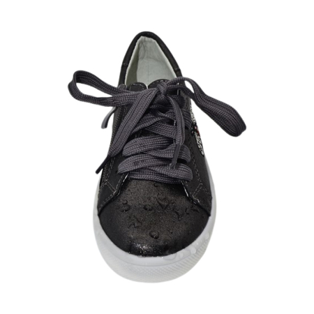 Pantofi ortopedici cu brant din piele, pentru fete, Bessky HFB1319-1, Gri [4]