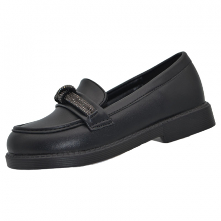 Pantofi fete - Pantofi ortopedici pentru fete MRS R702, Negru