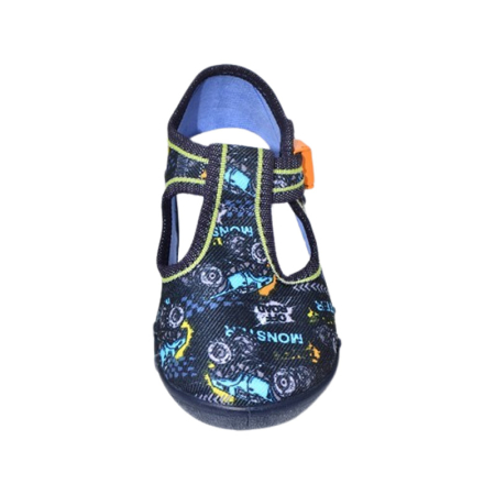 Pantofi ortopedici, din panza, pentru baieti, Renbut RNN-0810B, Bleumarin [3]