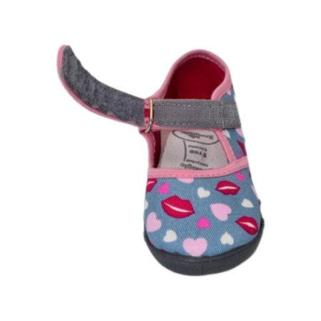 Pantofi ortopedici, din panza, pentru fete, Renbut RNN-0810R-22, Roz [5]