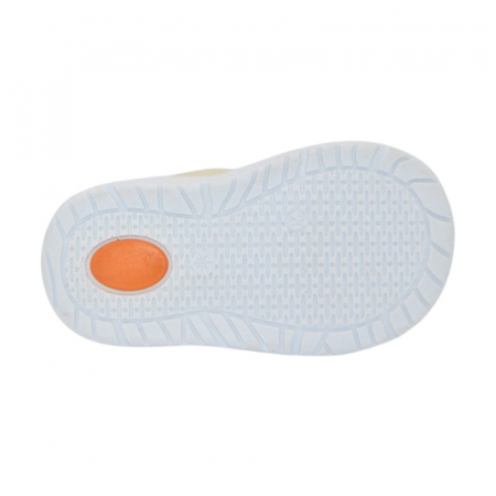 Pantofi ortopedici din piele, cu talpa flexibila, pentru baieti Small Foot, SB18C, Crem [5]