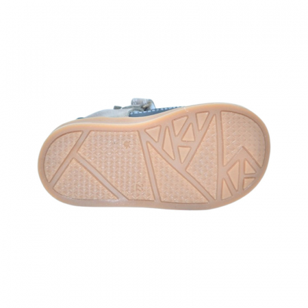 Sandale ortopedice din piele, cu talpa flexibila, pentru baieti Small Foot, SB1908G2, Gri [3]