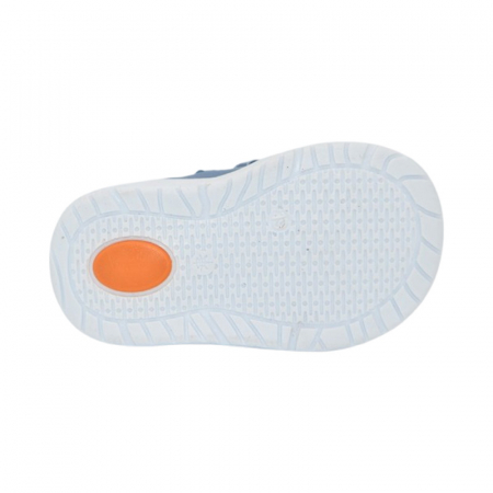 Pantofi ortopedici din piele, cu talpa flexibila, pentru baieti Small Foot, SB20A, Albastru deschis [5]