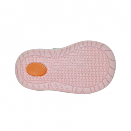 Pantofi ortopedici din piele, cu talpa flexibila, pentru fete Small Foot, SF160R, Roz [3]