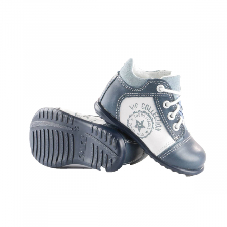 Ghete ortopedice din piele naturala pentru baieti EMEL E E 2069-22, Bleumarin [3]