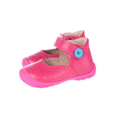Pantofi ortopedici din piele naturala pentru fete Mrugala N2136-44 N2136-44 N-21, Fucsia [1]