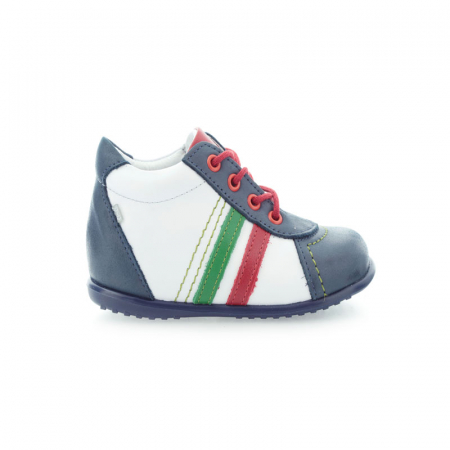 Ghete ortopedice din piele pentru baieti Emel E E 1468-5-23, Alb [1]