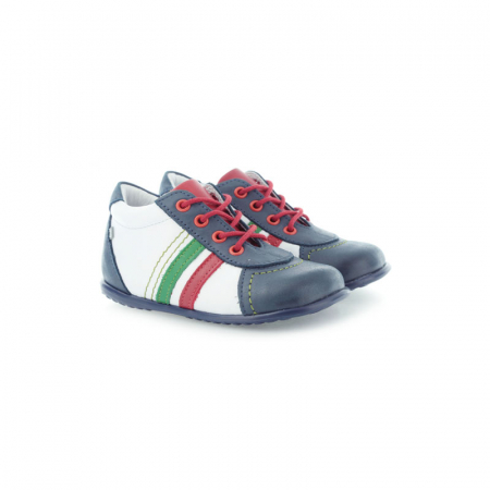 Ghete ortopedice din piele pentru baieti Emel E E 1468-5-23, Alb [2]