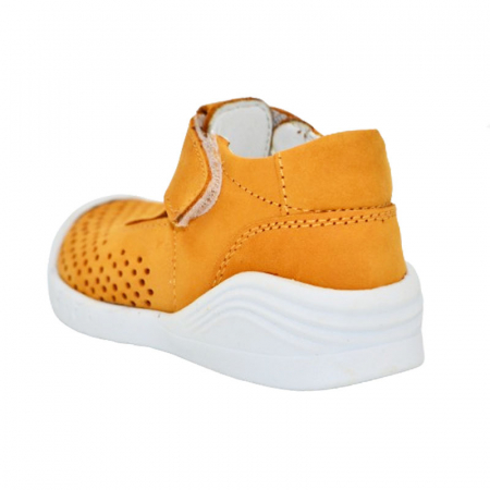 Pantofi ortopedici din piele pentru baieti Small Foot PBSF-09, Maro [2]