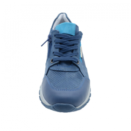 Pantofi ortopedici din piele pentru baieti Small Foot POSF1-32, Albastru [4]
